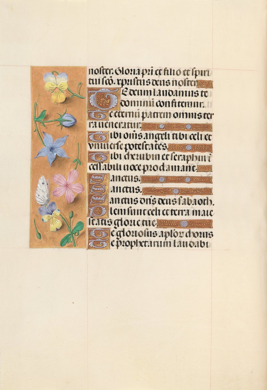 Hours of Queen Isabella the Catholic, Queen of Spain: Fol. 112v, ca. 1500. av Master of the First Prayerbook of Maximillian