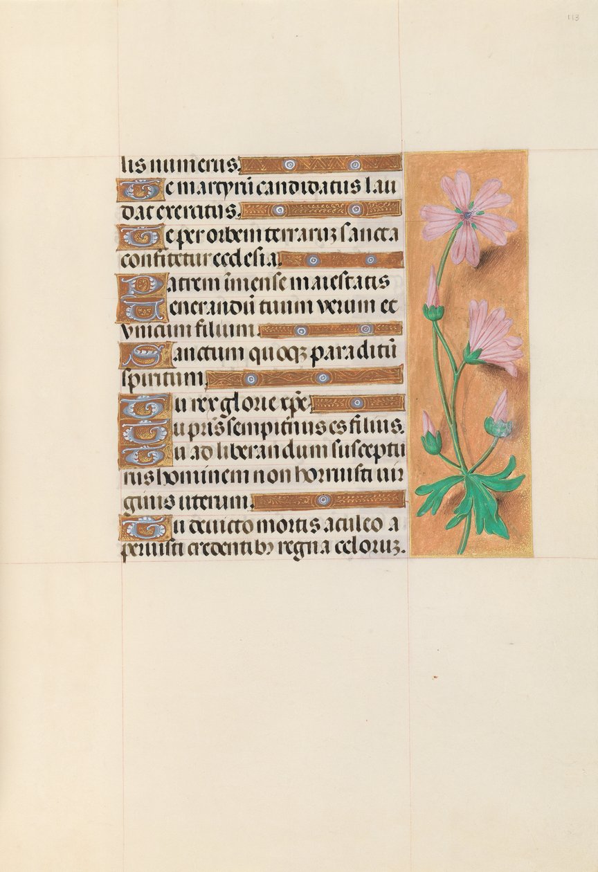 Hours of Queen Isabella the Catholic, Queen of Spain: Fol. 113r, ca. 1500. av Master of the First Prayerbook of Maximillian