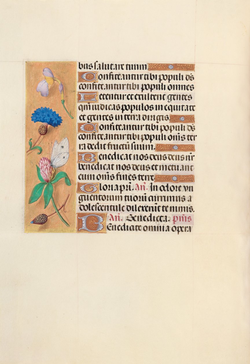 Hours of Queen Isabella the Catholic, Queen of Spain: Fol. 118v, ca. 1500. av Master of the First Prayerbook of Maximillian