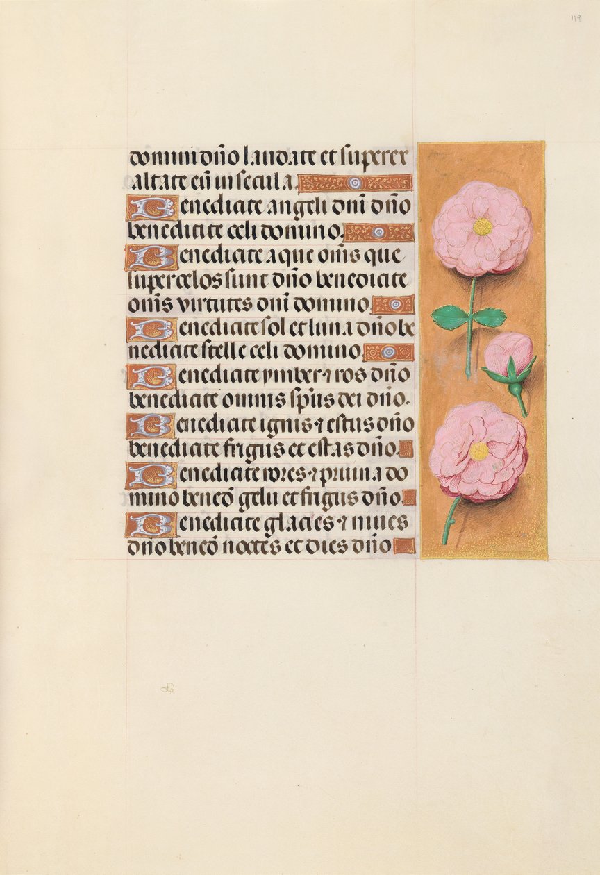 Hours of Queen Isabella the Catholic, Queen of Spain: Fol. 119r, ca. 1500. av Master of the First Prayerbook of Maximillian