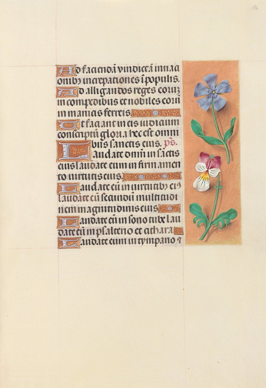 Hours of Queen Isabella the Catholic, Queen of Spain: Fol. 122r, ca. 1500. av Master of the First Prayerbook of Maximillian