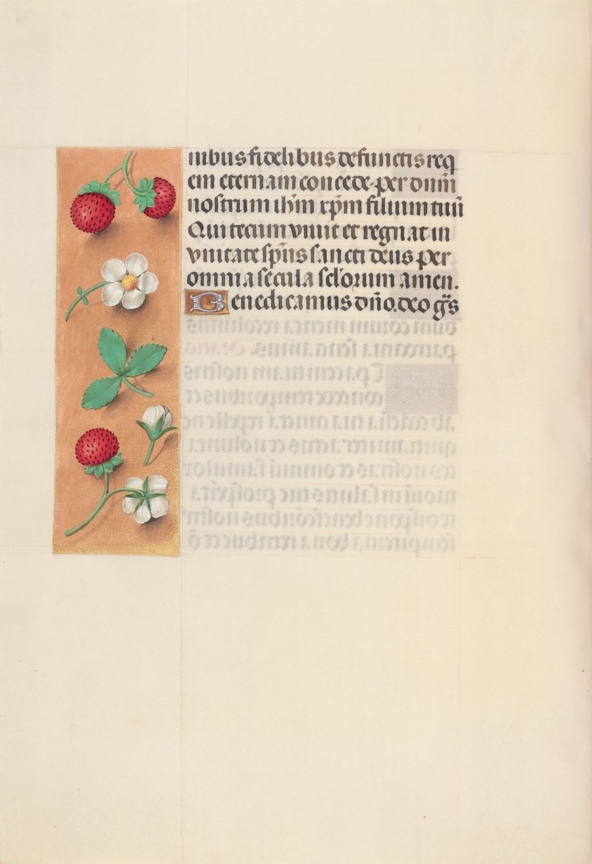 Hours of Queen Isabella the Catholic, Queen of Spain: Fol. 125v, ca. 1500. av Master of the First Prayerbook of Maximillian