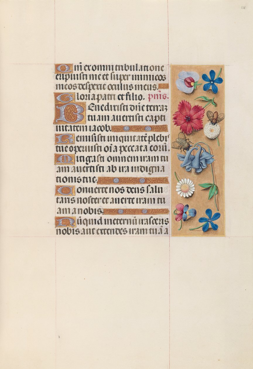 Hours of Queen Isabella the Catholic, Queen of Spain: Fol. 128r, ca. 1500. av Master of the First Prayerbook of Maximillian