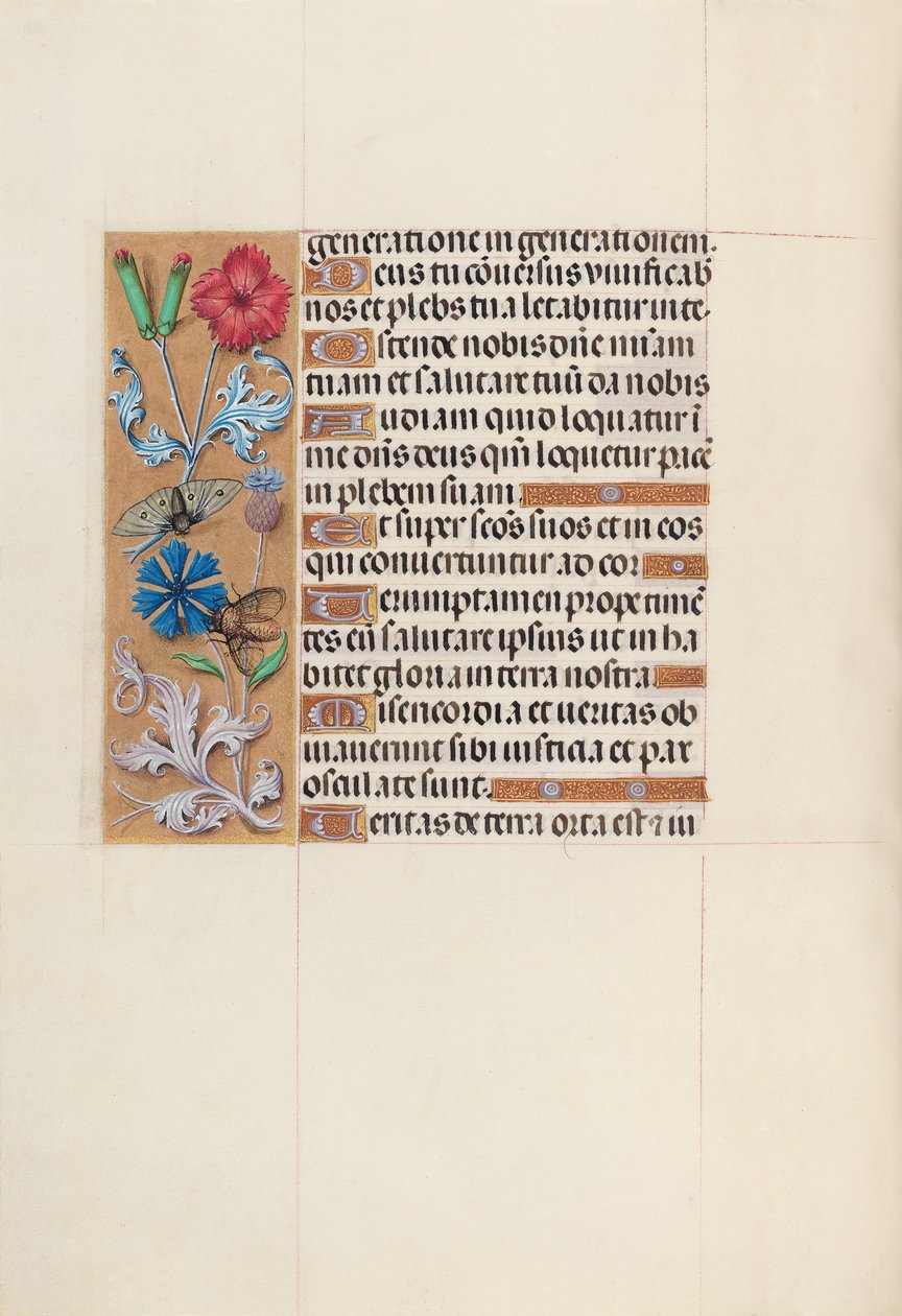 Hours of Queen Isabella the Catholic, Queen of Spain: Fol. 128v, ca. 1500. av Master of the First Prayerbook of Maximillian
