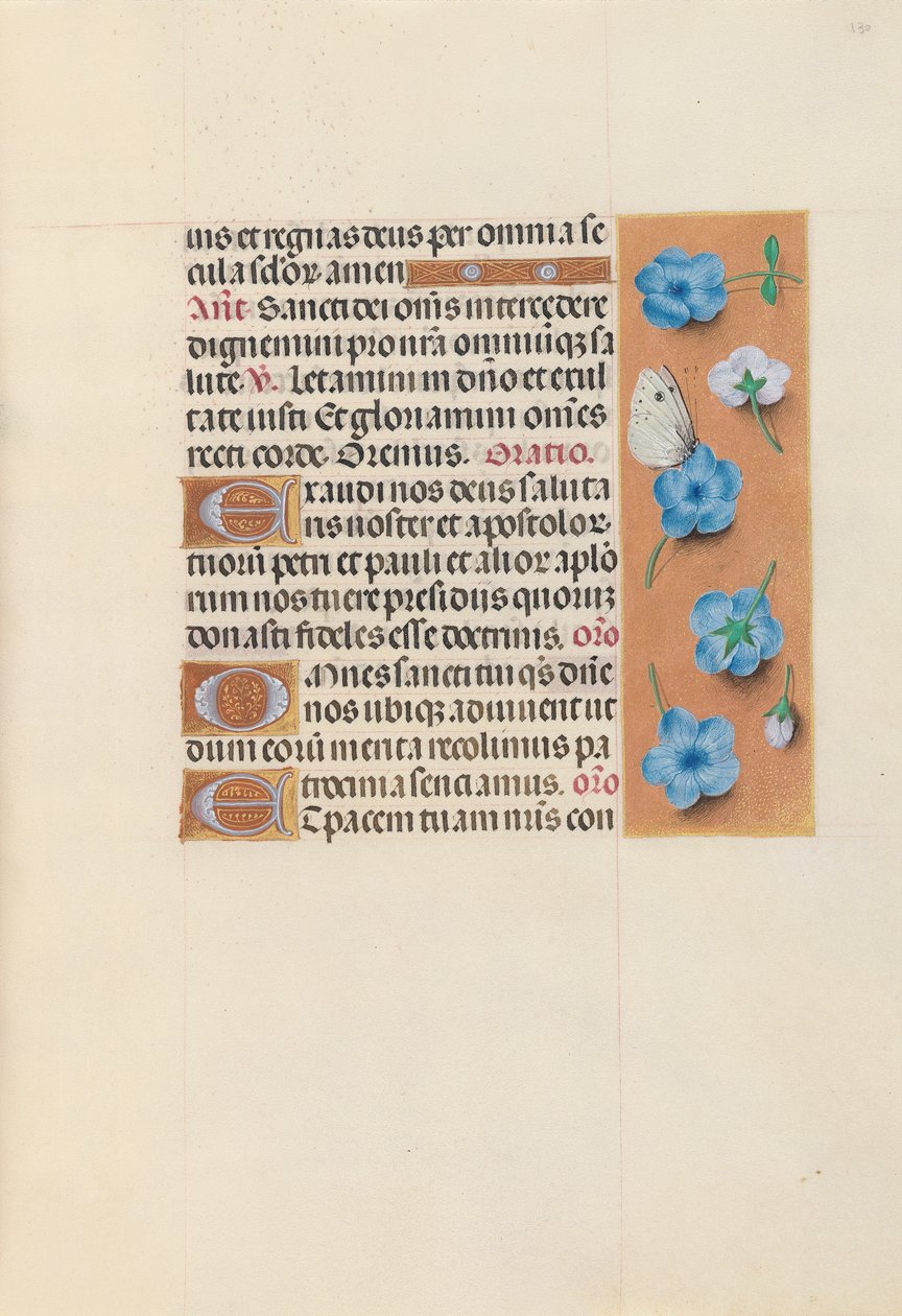 Hours of Queen Isabella the Catholic, Queen of Spain: Fol. 130r, ca. 1500. av Master of the First Prayerbook of Maximillian