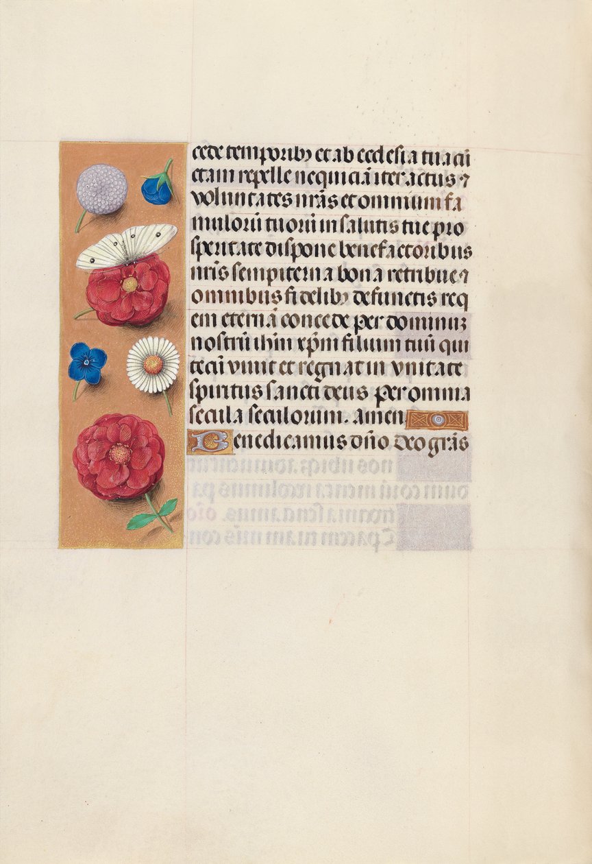 Hours of Queen Isabella the Catholic, Queen of Spain: Fol. 130v, ca. 1500. av Master of the First Prayerbook of Maximillian