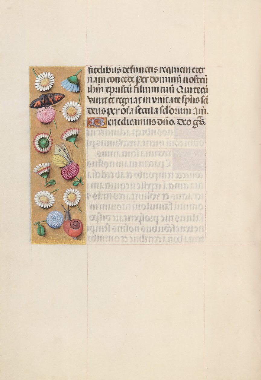 Hours of Queen Isabella the Catholic, Queen of Spain: Fol. 135v, ca. 1500. av Master of the First Prayerbook of Maximillian
