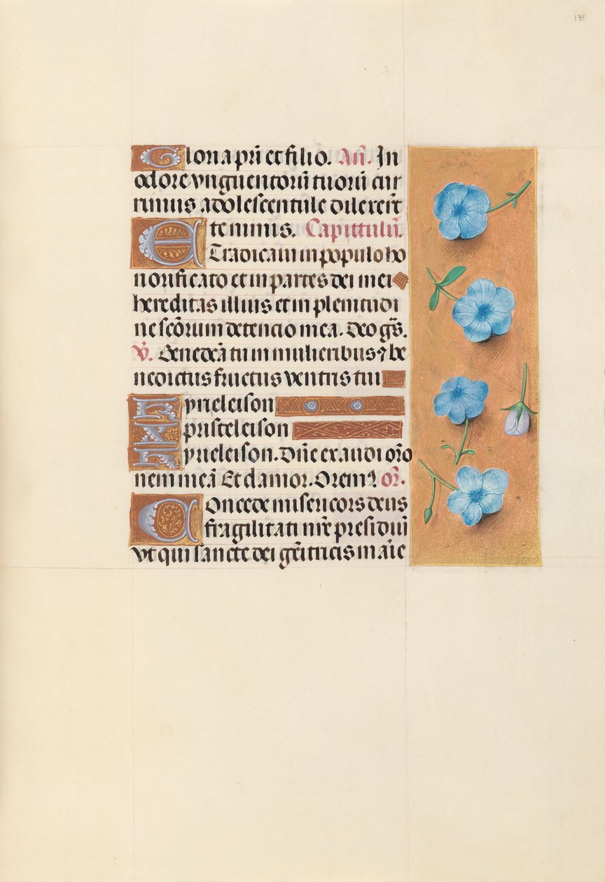 Hours of Queen Isabella the Catholic, Queen of Spain: Fol. 139r, ca. 1500. av Master of the First Prayerbook of Maximillian