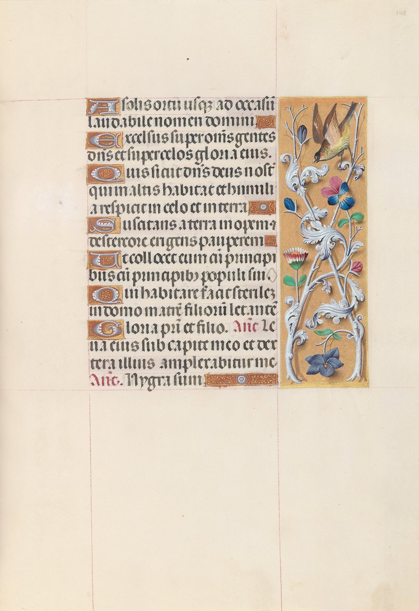 Hours of Queen Isabella the Catholic, Queen of Spain: Fol. 148r, ca. 1500. av Master of the First Prayerbook of Maximillian