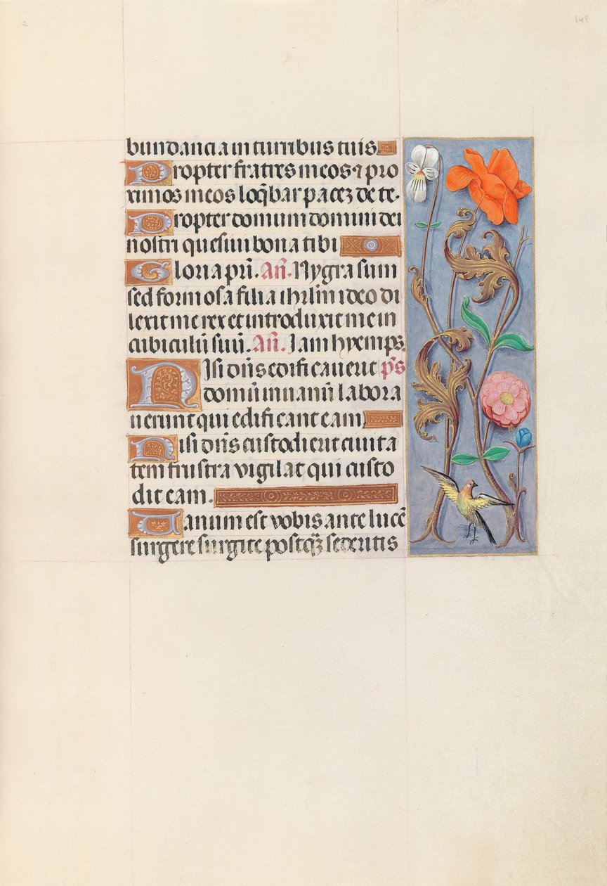 Hours of Queen Isabella the Catholic, Queen of Spain: Fol. 149r, ca. 1500. av Master of the First Prayerbook of Maximillian