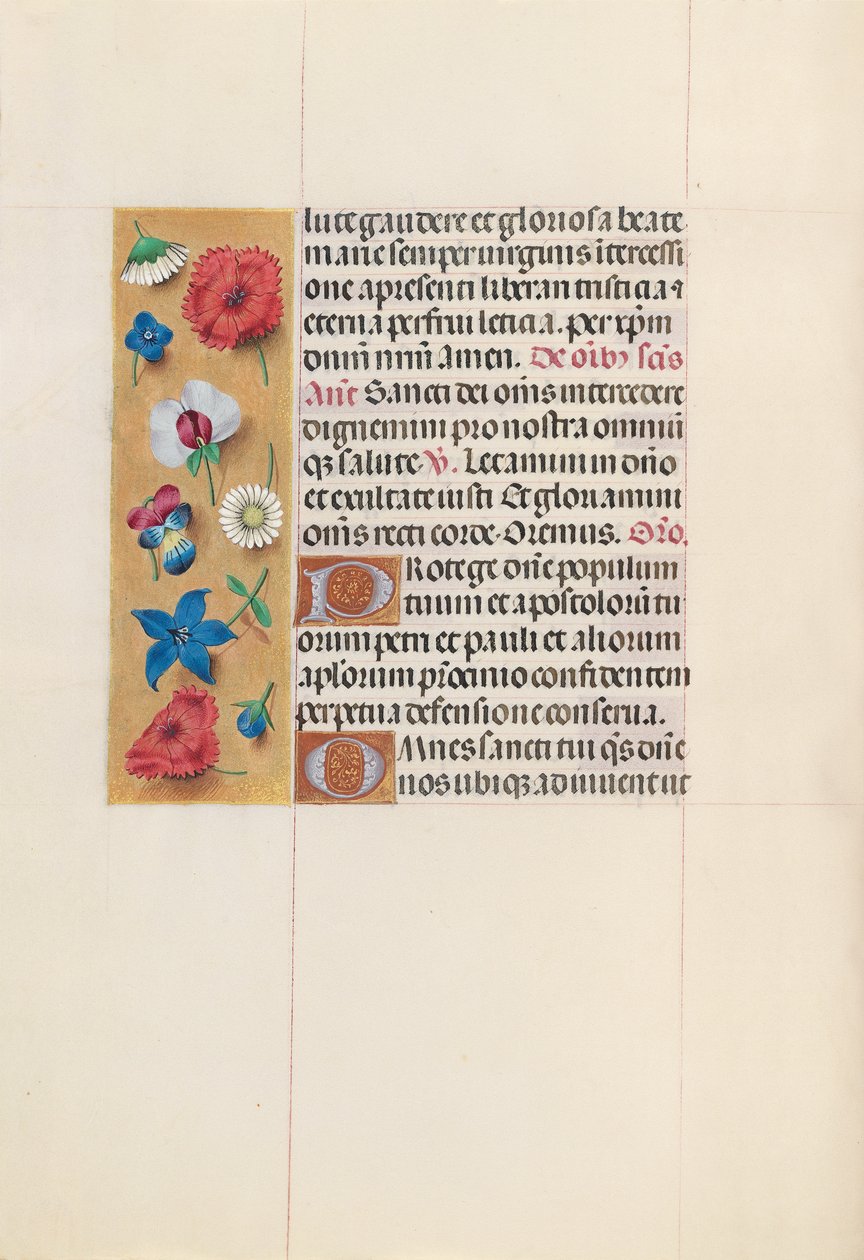 Hours of Queen Isabella the Catholic, Queen of Spain: Fol. 152v, ca. 1500. av Master of the First Prayerbook of Maximillian