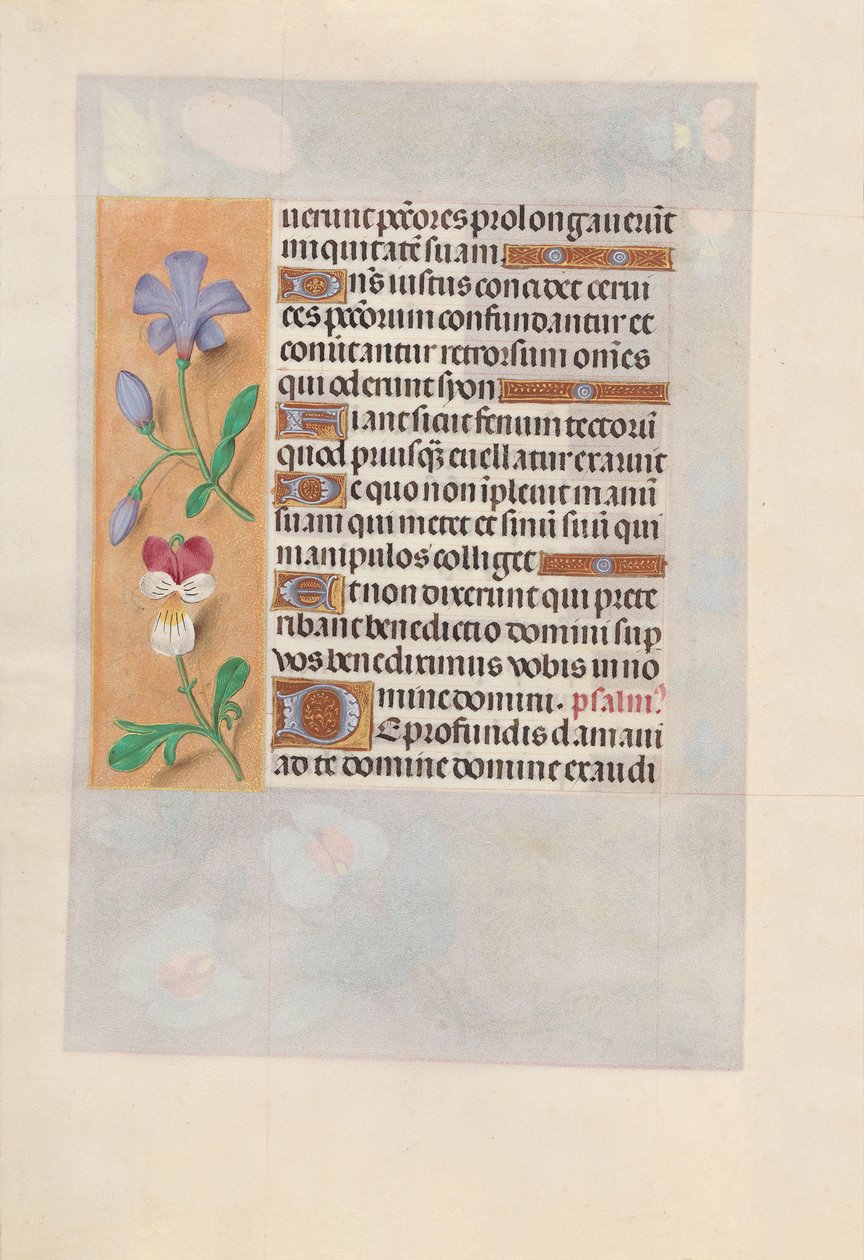 Hours of Queen Isabella the Catholic, Queen of Spain: Fol. 155v, ca. 1500. av Master of the First Prayerbook of Maximillian