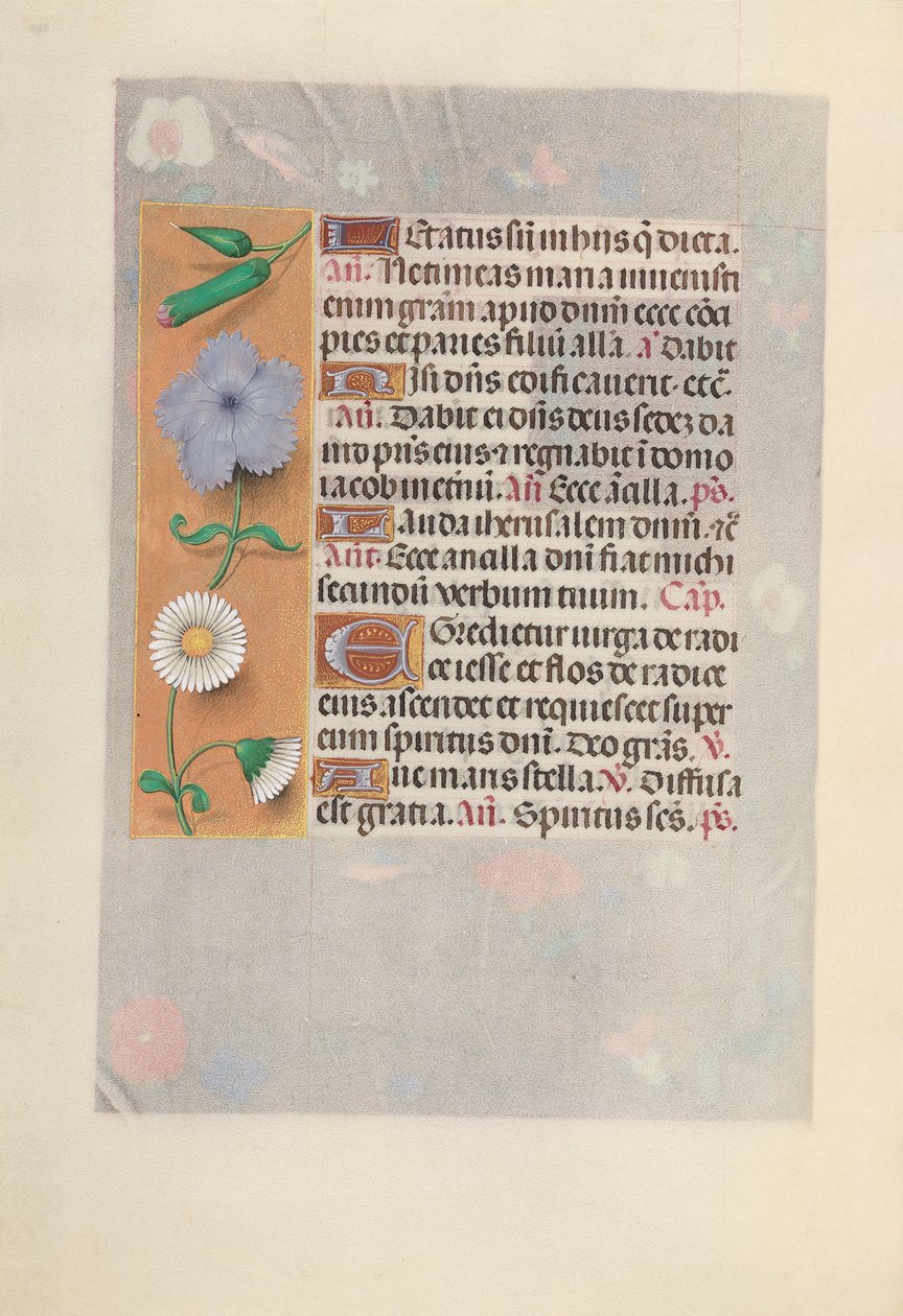 Hours of Queen Isabella the Catholic, Queen of Spain: Fol. 160v, ca. 1500. av Master of the First Prayerbook of Maximillian