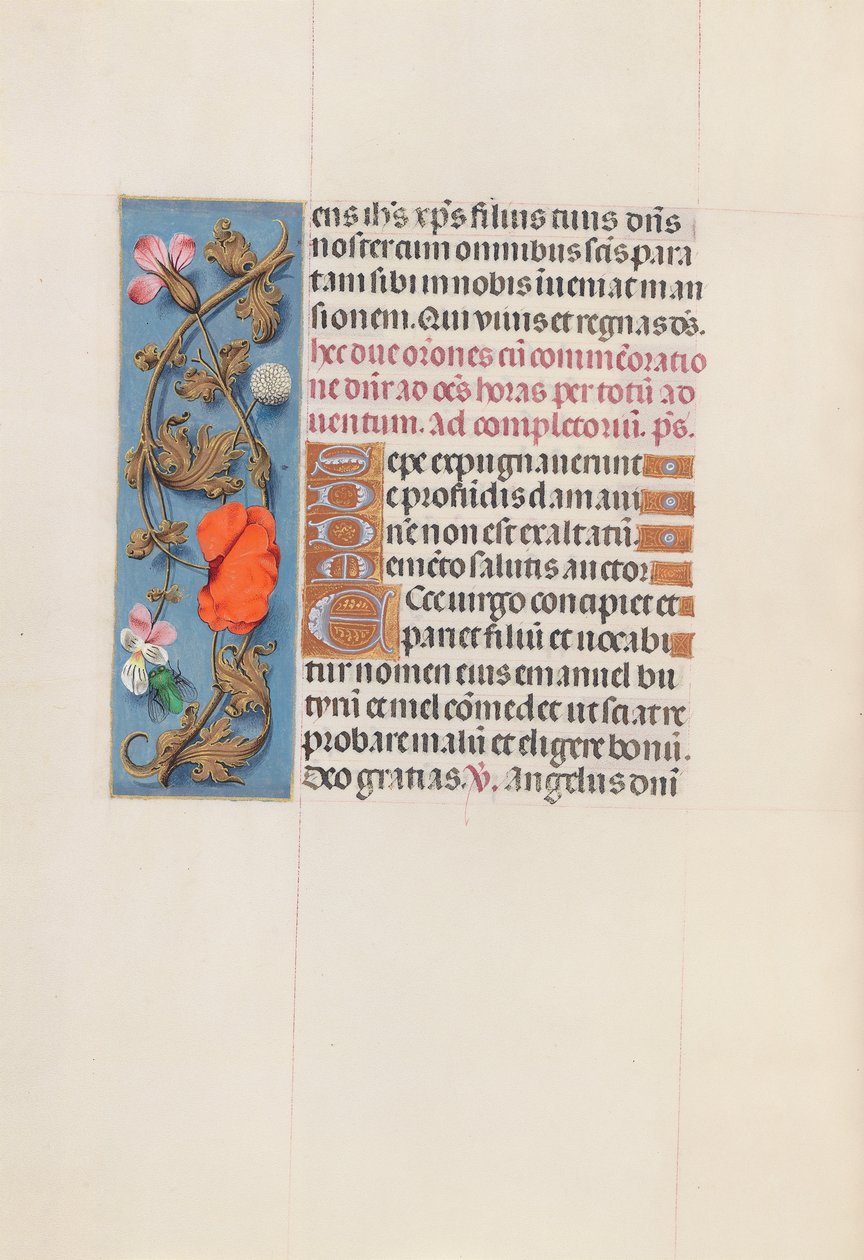 Hours of Queen Isabella the Catholic, Queen of Spain: Fol. 161v, ca. 1500. av Master of the First Prayerbook of Maximillian