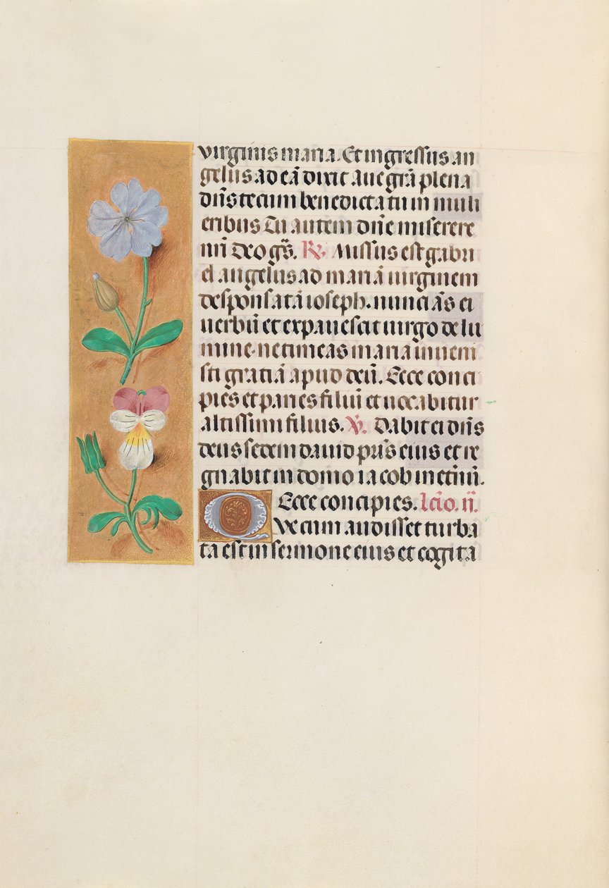 Hours of Queen Isabella the Catholic, Queen of Spain: Fol. 162v, ca. 1500. av Master of the First Prayerbook of Maximillian