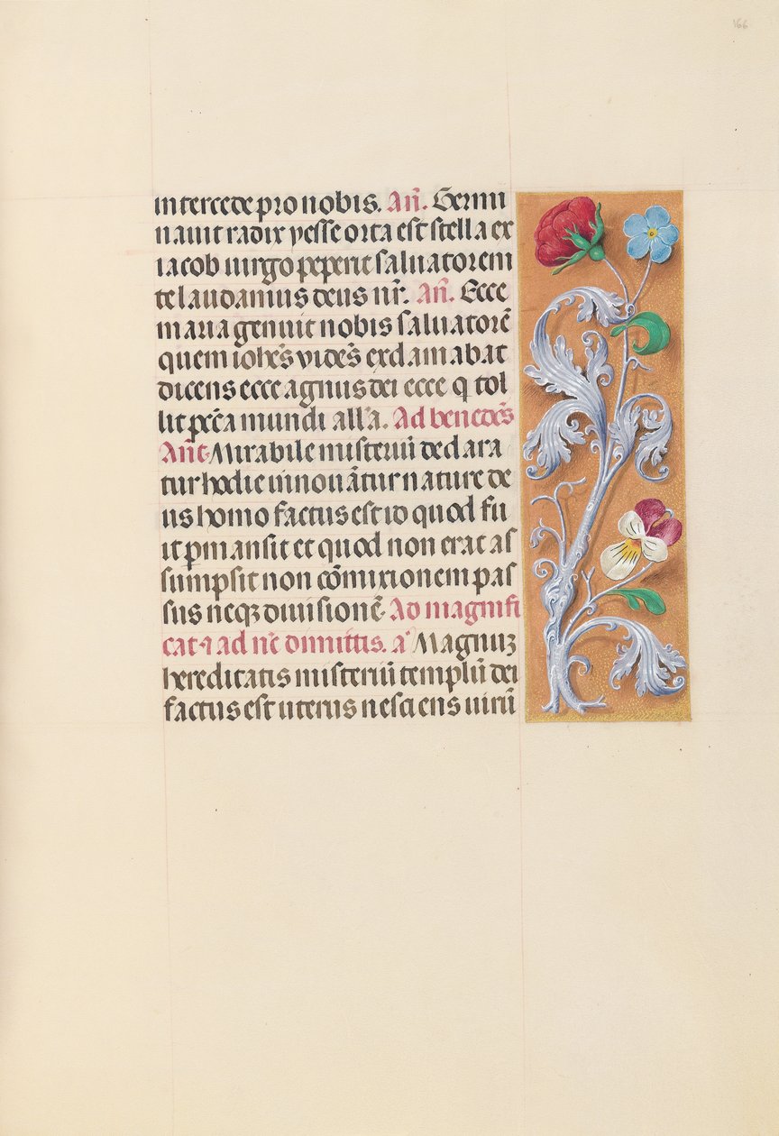 Hours of Queen Isabella the Catholic, Queen of Spain: Fol. 166r, ca. 1500. av Master of the First Prayerbook of Maximillian