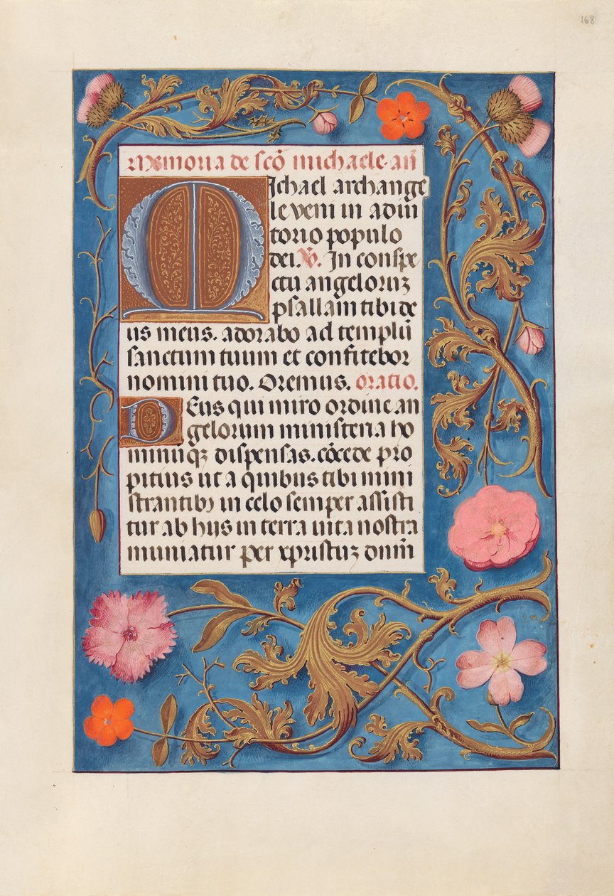 Hours of Queen Isabella the Catholic, Queen of Spain: Fol. 168r, ca. 1500. av Master of the First Prayerbook of Maximillian