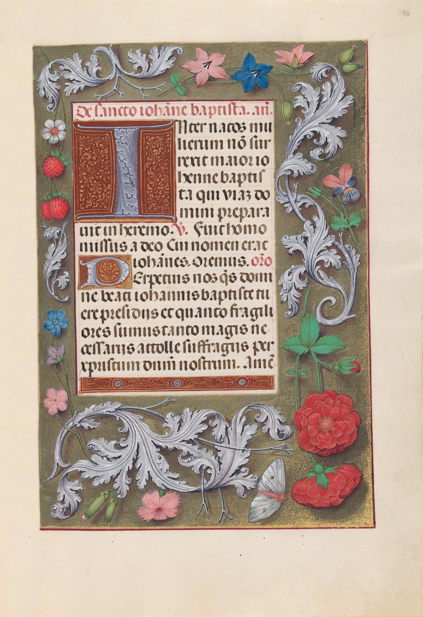 Hours of Queen Isabella the Catholic, Queen of Spain: Fol. 170r, ca. 1500. av Master of the First Prayerbook of Maximillian