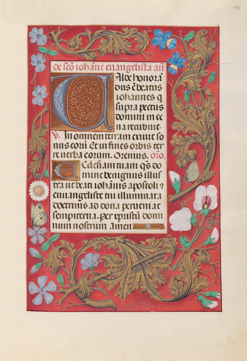 Hours of Queen Isabella the Catholic, Queen of Spain: Fol. 172r, ca. 1500. av Master of the First Prayerbook of Maximillian
