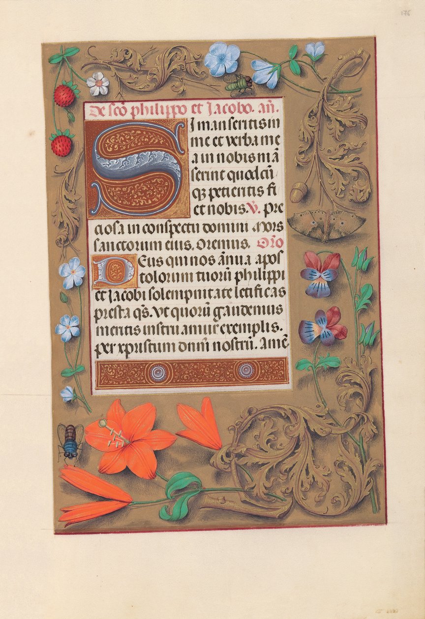 Hours of Queen Isabella the Catholic, Queen of Spain: Fol. 176r, ca. 1500. av Master of the First Prayerbook of Maximillian
