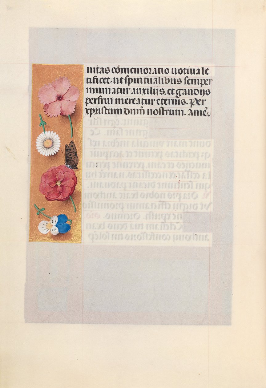 Hours of Queen Isabella the Catholic, Queen of Spain: Fol. 188v, ca. 1500. av Master of the First Prayerbook of Maximillian