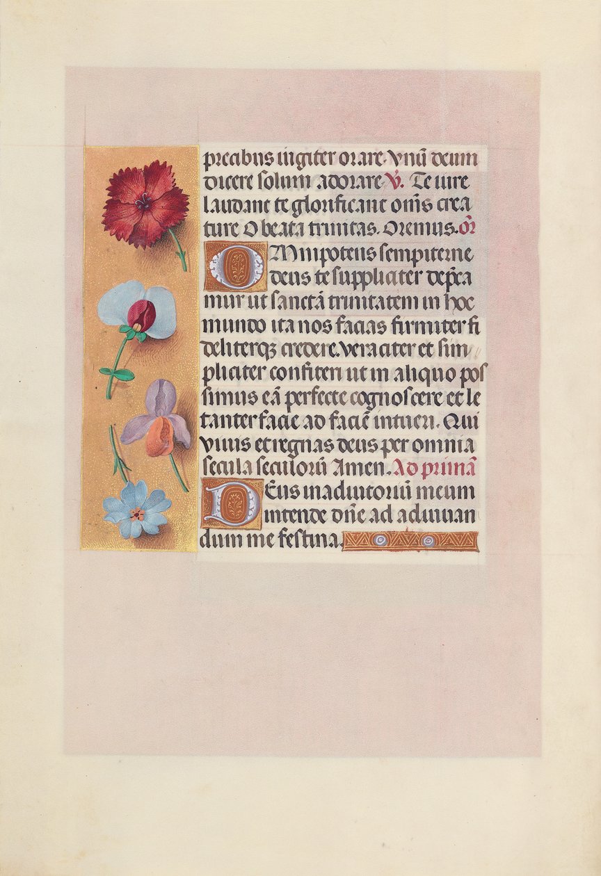 Hours of Queen Isabella the Catholic, Queen of Spain: Fol. 18v, ca. 1500. av Master of the First Prayerbook of Maximillian