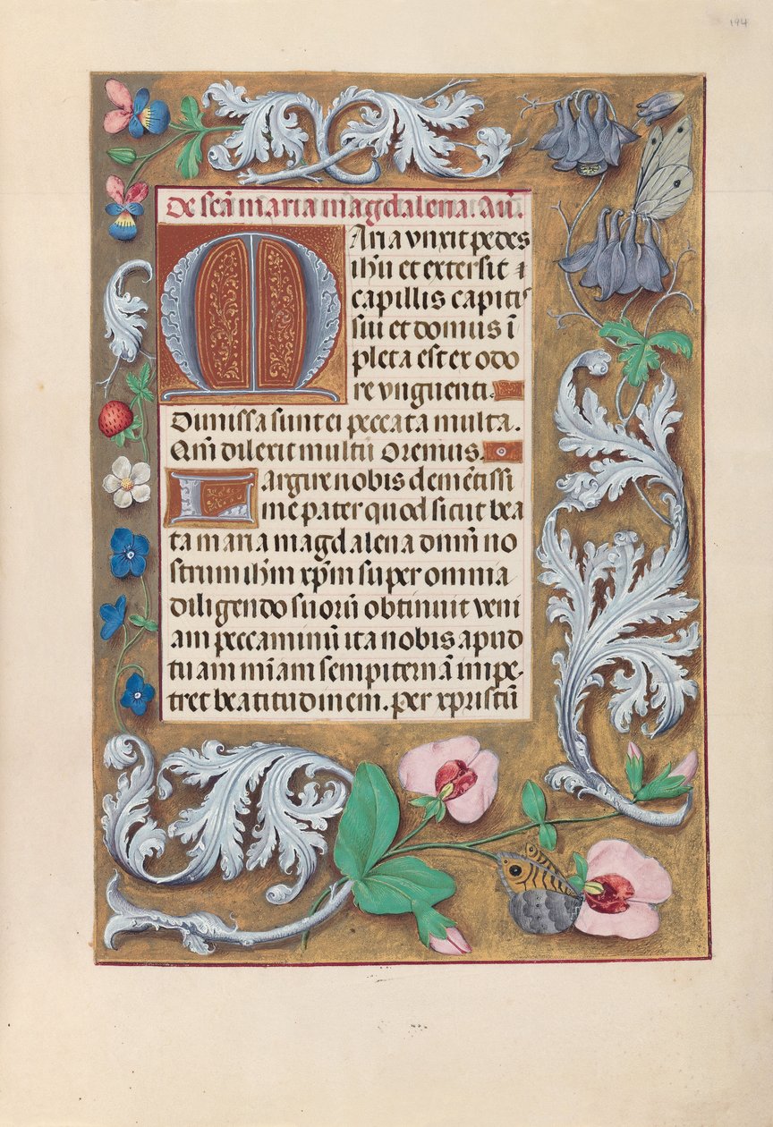 Hours of Queen Isabella the Catholic, Queen of Spain: Fol. 194r, ca. 1500. av Master of the First Prayerbook of Maximillian