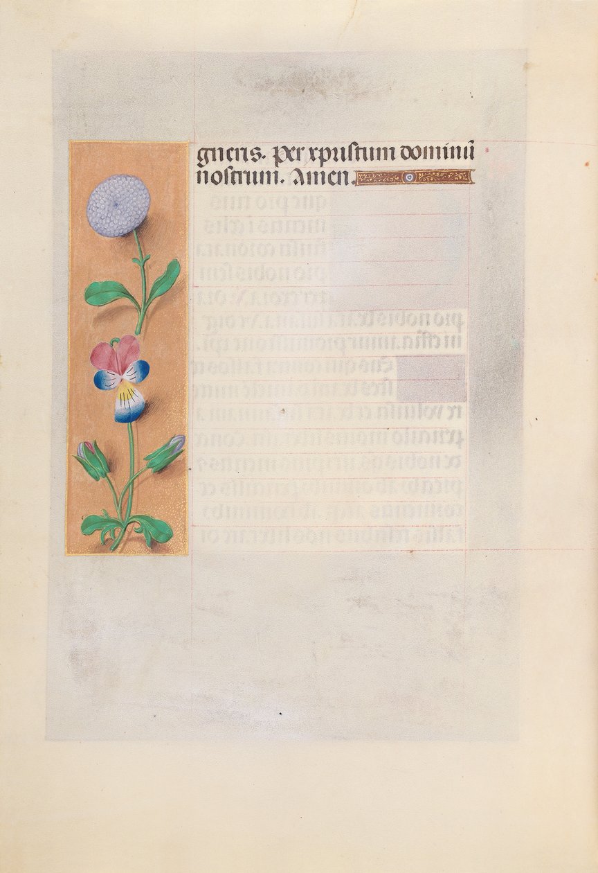 Hours of Queen Isabella the Catholic, Queen of Spain: Fol. 196v, ca. 1500. av Master of the First Prayerbook of Maximillian
