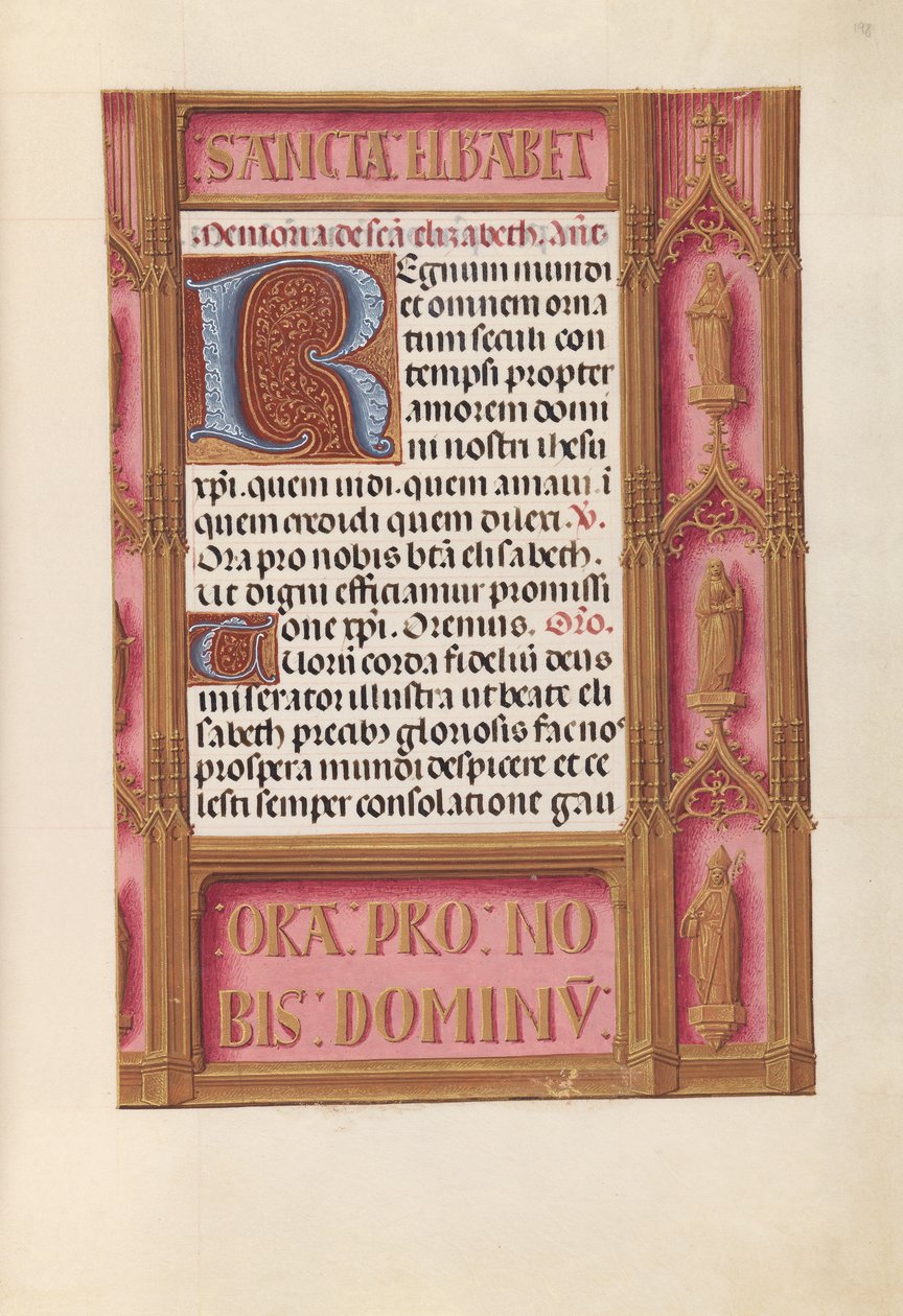 Hours of Queen Isabella the Catholic, Queen of Spain: Fol. 198r, ca. 1500. av Master of the First Prayerbook of Maximillian