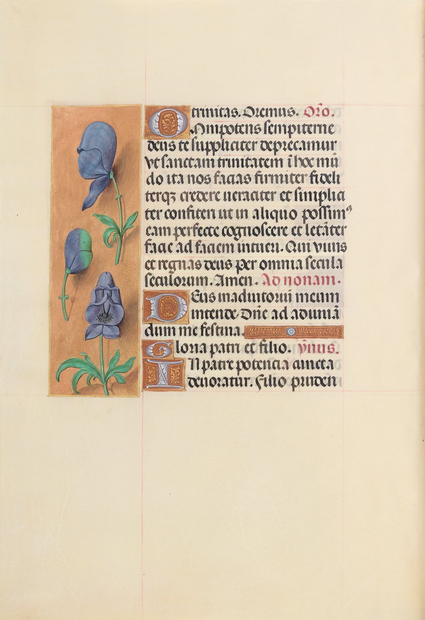 Hours of Queen Isabella the Catholic, Queen of Spain: Fol. 20v, c. 1500. av Master of the First Prayerbook of Maximillian
