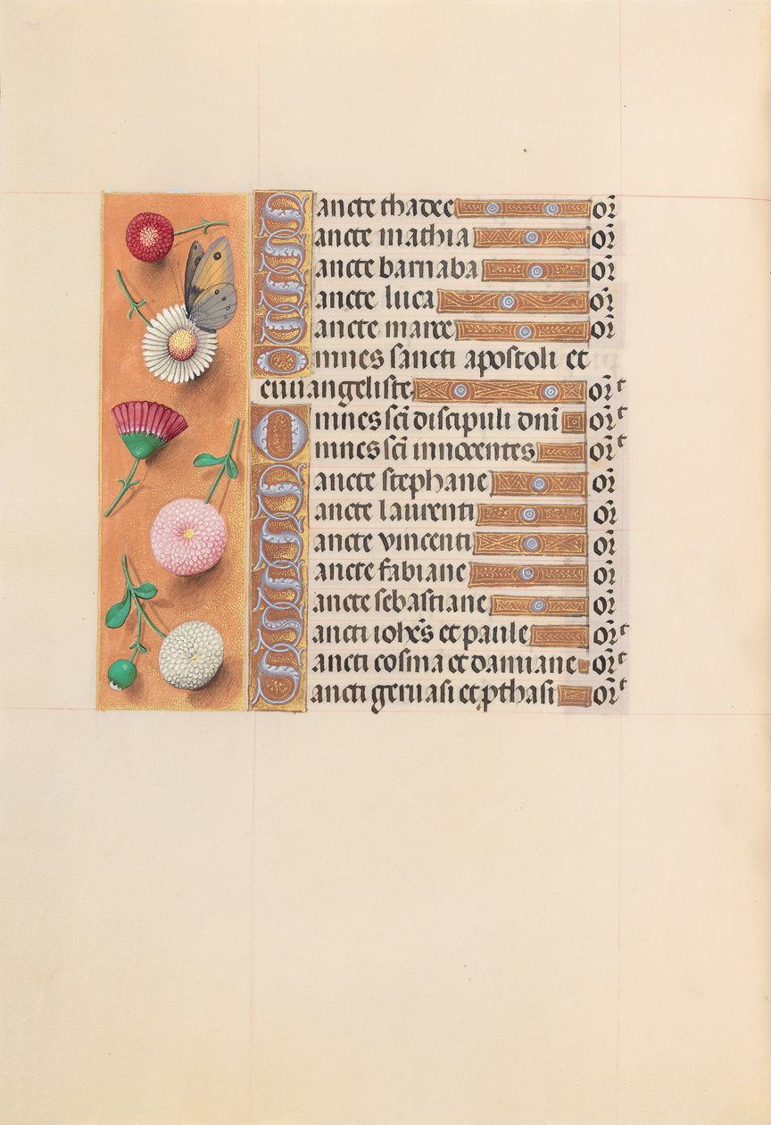 Hours of Queen Isabella the Catholic, Queen of Spain: Fol. 211v, ca. 1500. av Master of the First Prayerbook of Maximillian