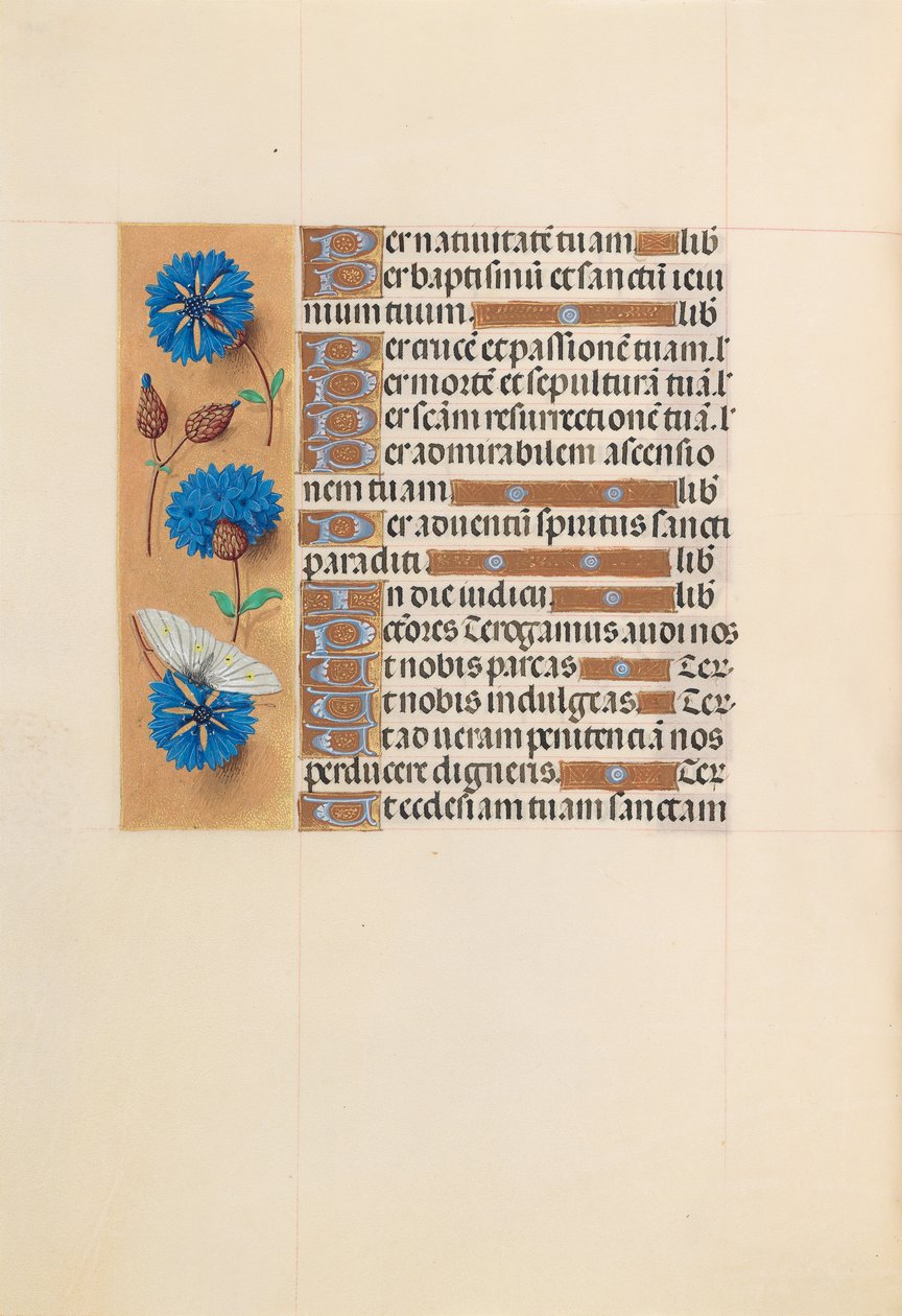 Hours of Queen Isabella the Catholic, Queen of Spain: Fol. 213v, ca. 1500. av Master of the First Prayerbook of Maximillian