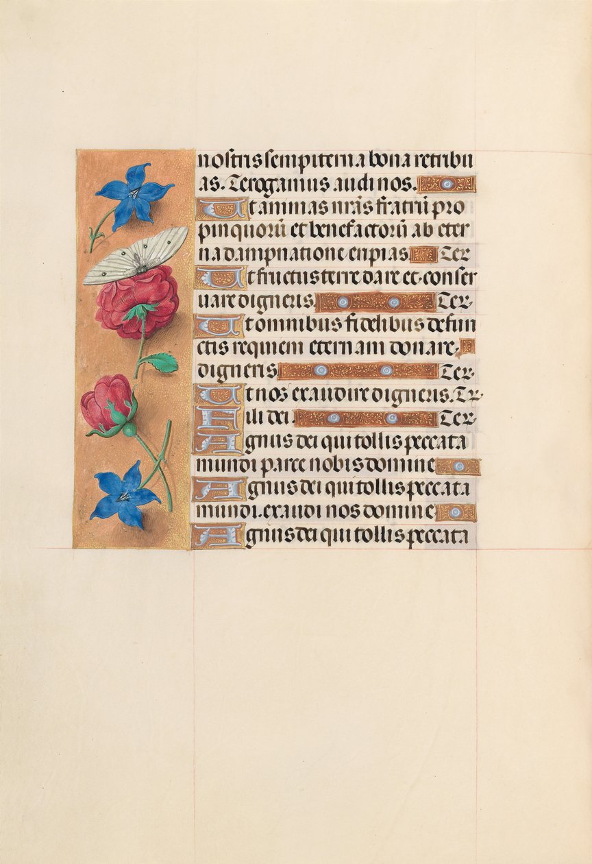 Hours of Queen Isabella the Catholic, Queen of Spain: Fol. 214v, ca. 1500. av Master of the First Prayerbook of Maximillian