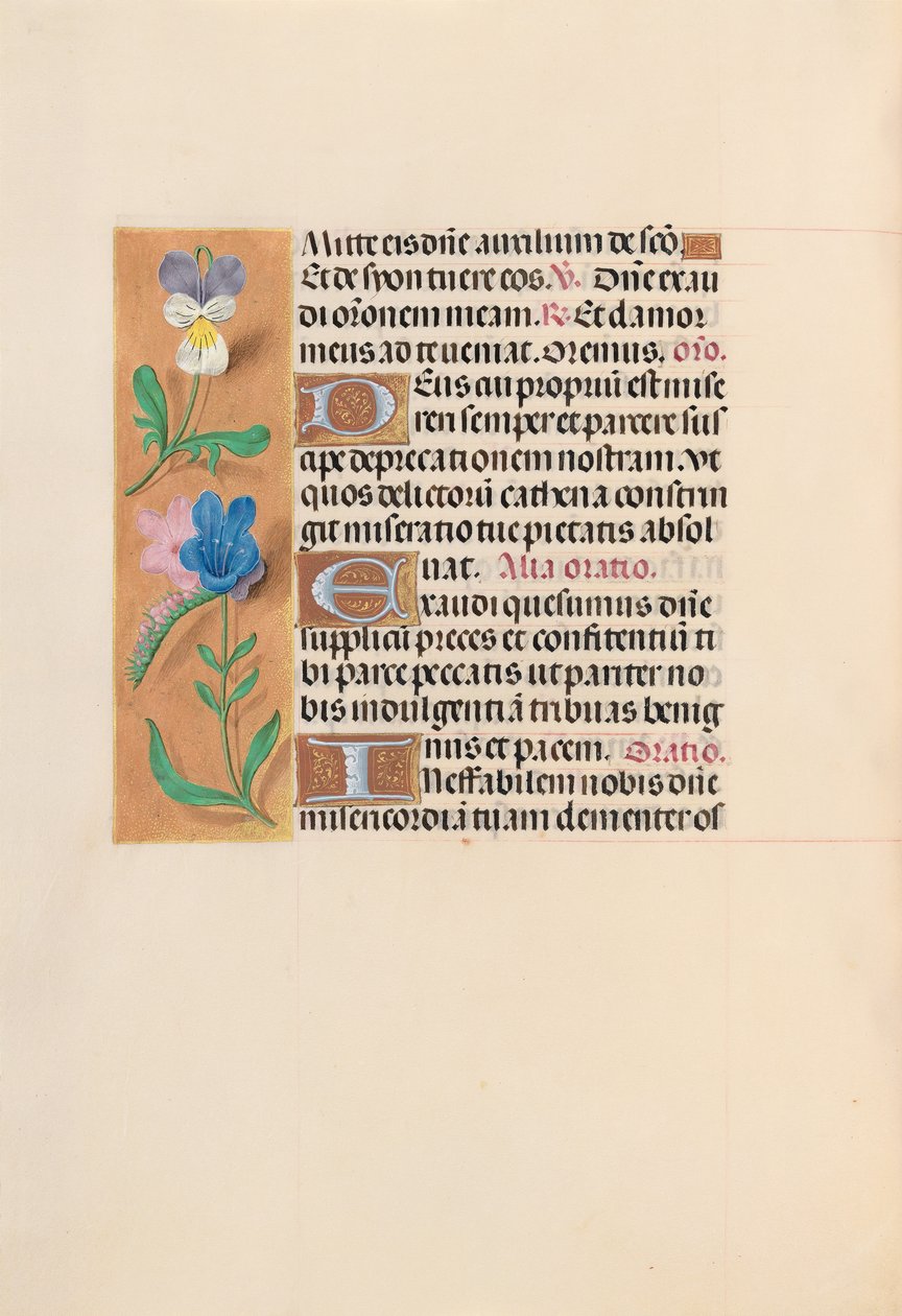 Hours of Queen Isabella the Catholic, Queen of Spain: Fol. 216v, ca. 1500. av Master of the First Prayerbook of Maximillian