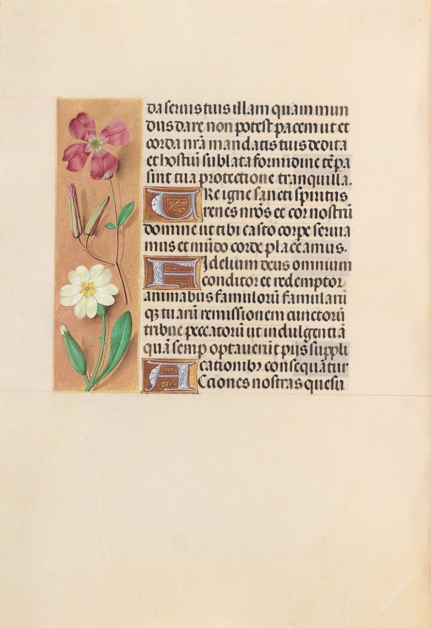 Hours of Queen Isabella the Catholic, Queen of Spain: Fol. 217v, ca. 1500. av Master of the First Prayerbook of Maximillian
