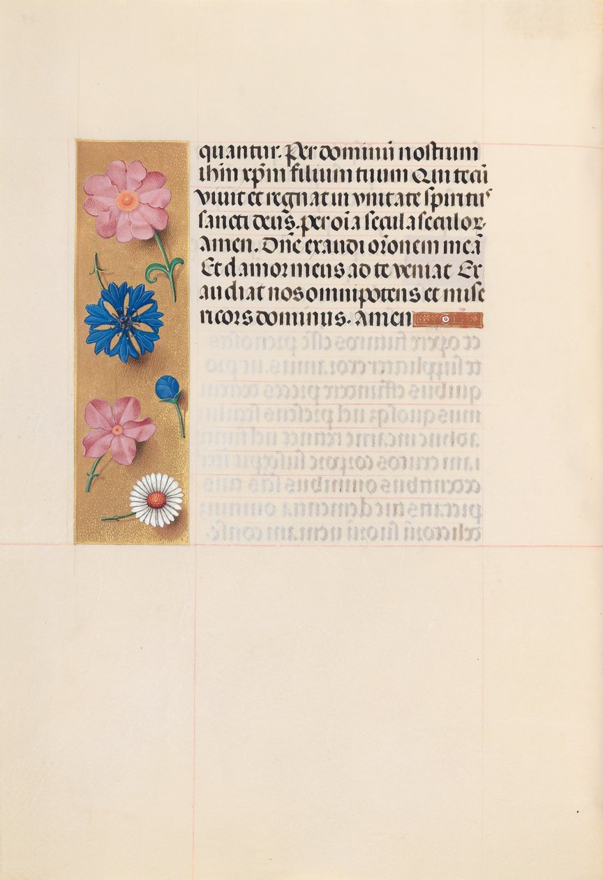 Hours of Queen Isabella the Catholic, Queen of Spain: Fol. 218v, De dødes kontor, ca. 1500. av Master of the First Prayerbook of Maximillian