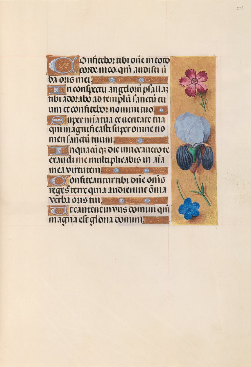 Hours of Queen Isabella the Catholic, Queen of Spain: Fol. 223r, ca. 1500. av Master of the First Prayerbook of Maximillian