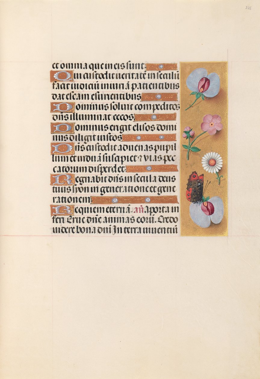 Hours of Queen Isabella the Catholic, Queen of Spain: Fol. 225r, ca. 1500. av Master of the First Prayerbook of Maximillian