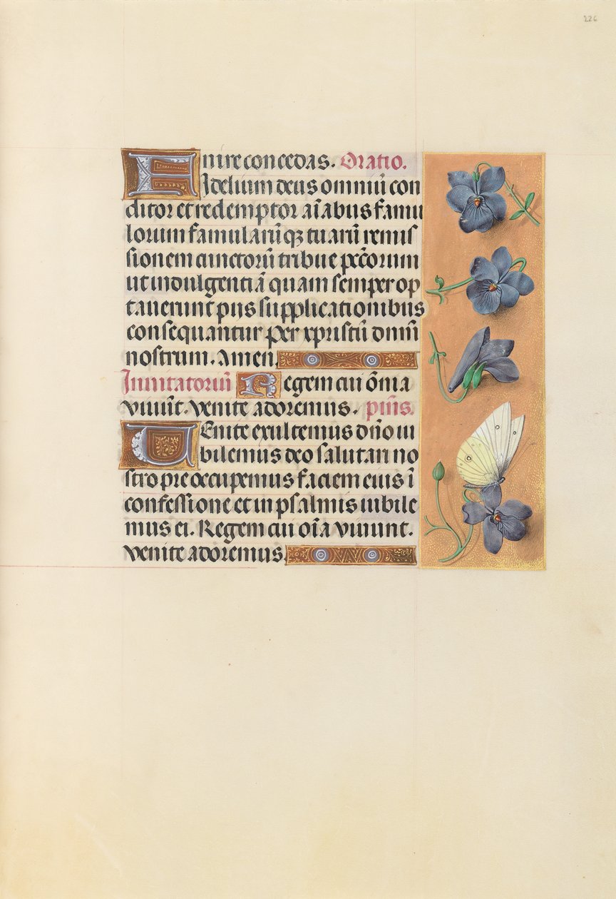Hours of Queen Isabella the Catholic, Queen of Spain: Fol. 226r, ca. 1500. av Master of the First Prayerbook of Maximillian