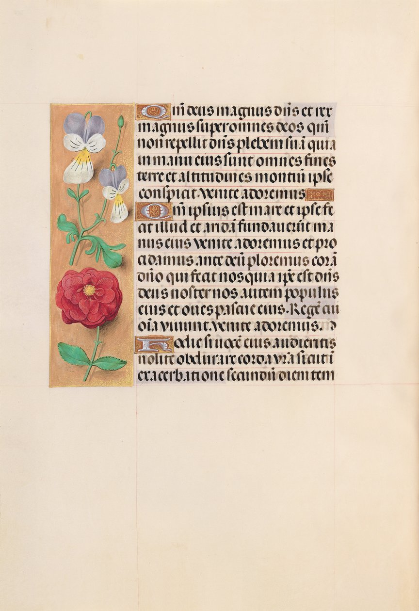 Hours of Queen Isabella the Catholic, Queen of Spain: Fol. 226v, ca. 1500. av Master of the First Prayerbook of Maximillian