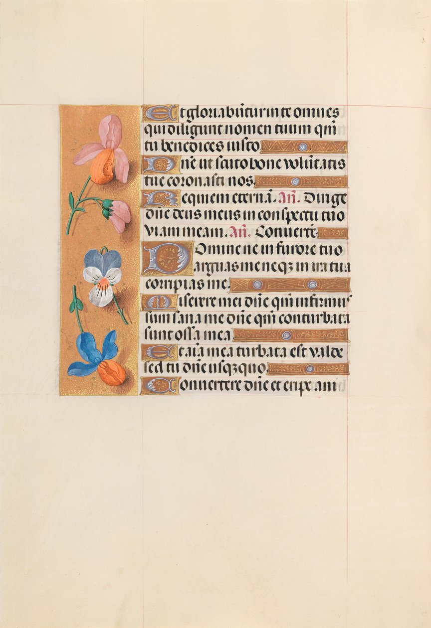 Hours of Queen Isabella the Catholic, Queen of Spain: Fol. 228v, ca. 1500. av Master of the First Prayerbook of Maximillian