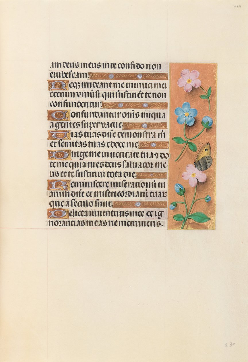 Hours of Queen Isabella the Catholic, Queen of Spain: Fol. 234r, ca. 1500. av Master of the First Prayerbook of Maximillian