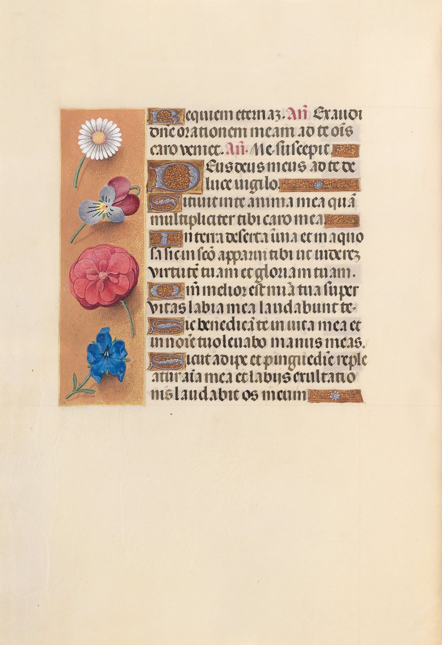 Hours of Queen Isabella the Catholic, Queen of Spain: Fol. 249v, ca. 1500. av Master of the First Prayerbook of Maximillian