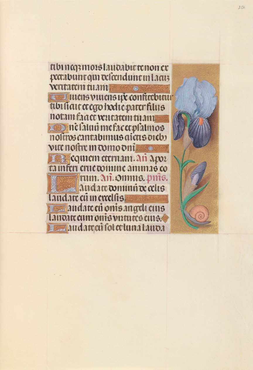 Hours of Queen Isabella the Catholic, Queen of Spain: Fol. 252r, ca. 1500. av Master of the First Prayerbook of Maximillian