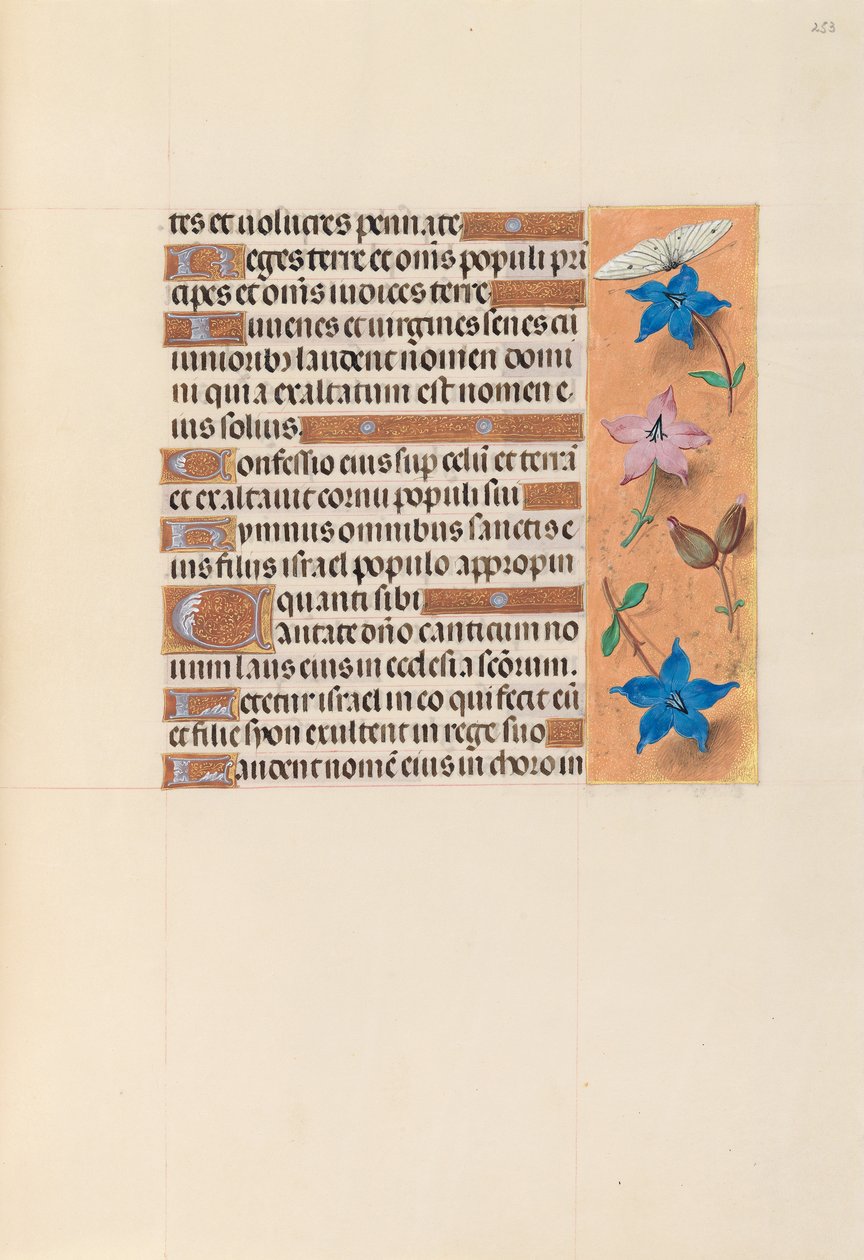 Hours of Queen Isabella the Catholic, Queen of Spain: Fol. 253r, ca. 1500. av Master of the First Prayerbook of Maximillian