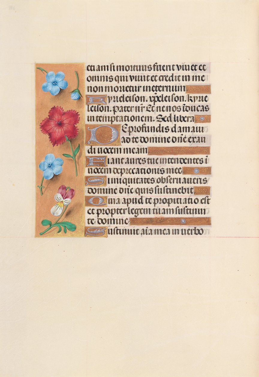 Hours of Queen Isabella the Catholic, Queen of Spain: Fol. 255v, ca. 1500. av Master of the First Prayerbook of Maximillian