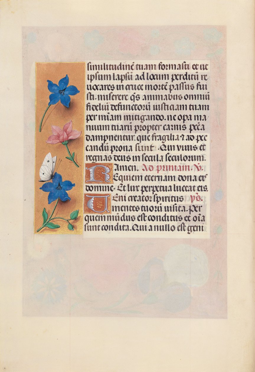 Hours of Queen Isabella the Catholic, Queen of Spain: Fol. 25v, c. 1500. av Master of the First Prayerbook of Maximillian