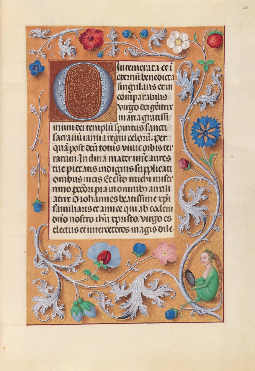 Hours of Queen Isabella the Catholic, Queen of Spain: Fol. 262r, ca. 1500. av Master of the First Prayerbook of Maximillian