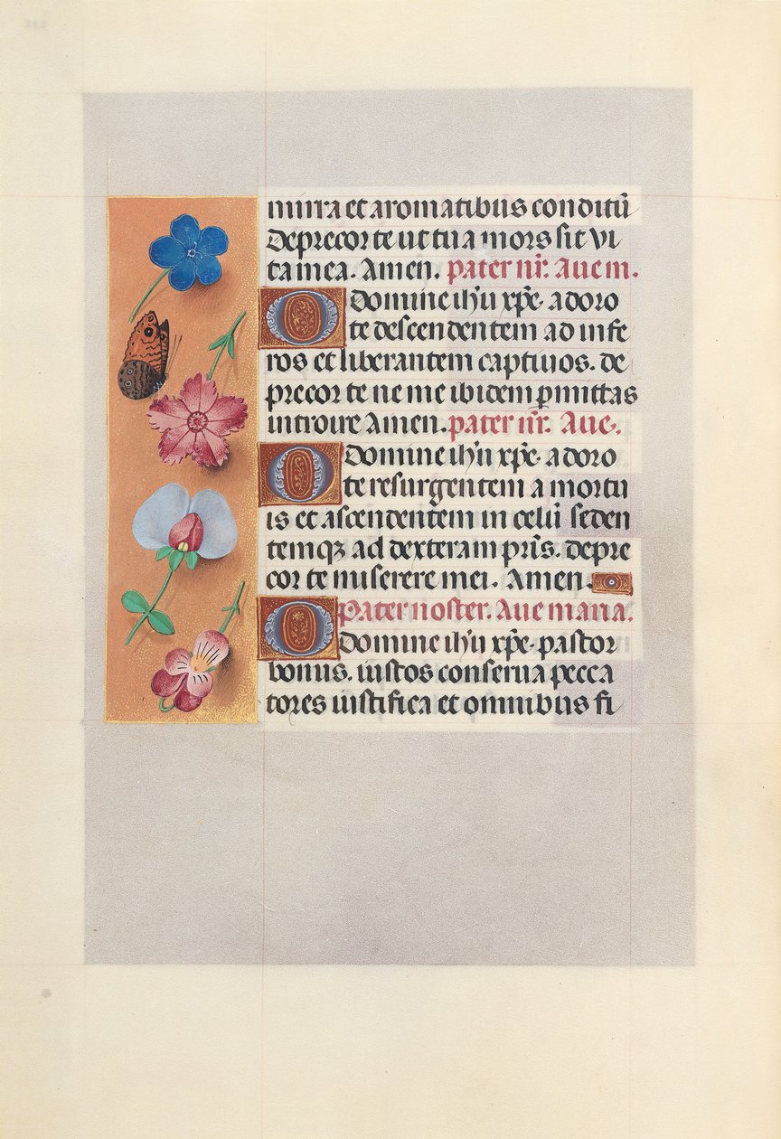 Hours of Queen Isabella the Catholic, Queen of Spain: Fol. 265v, ca. 1500. av Master of the First Prayerbook of Maximillian