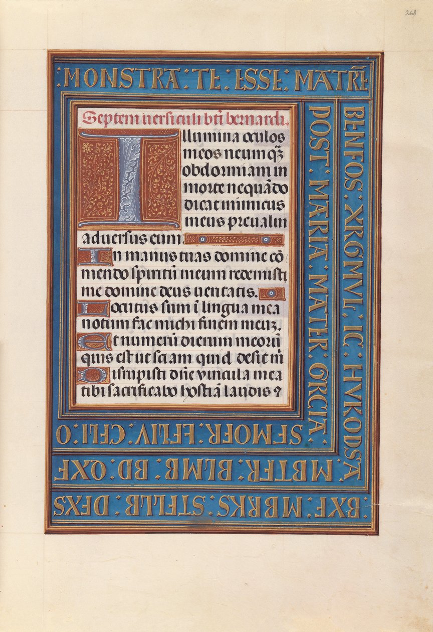 Hours of Queen Isabella the Catholic, Queen of Spain: Fol. 268r, ca. 1500. av Master of the First Prayerbook of Maximillian
